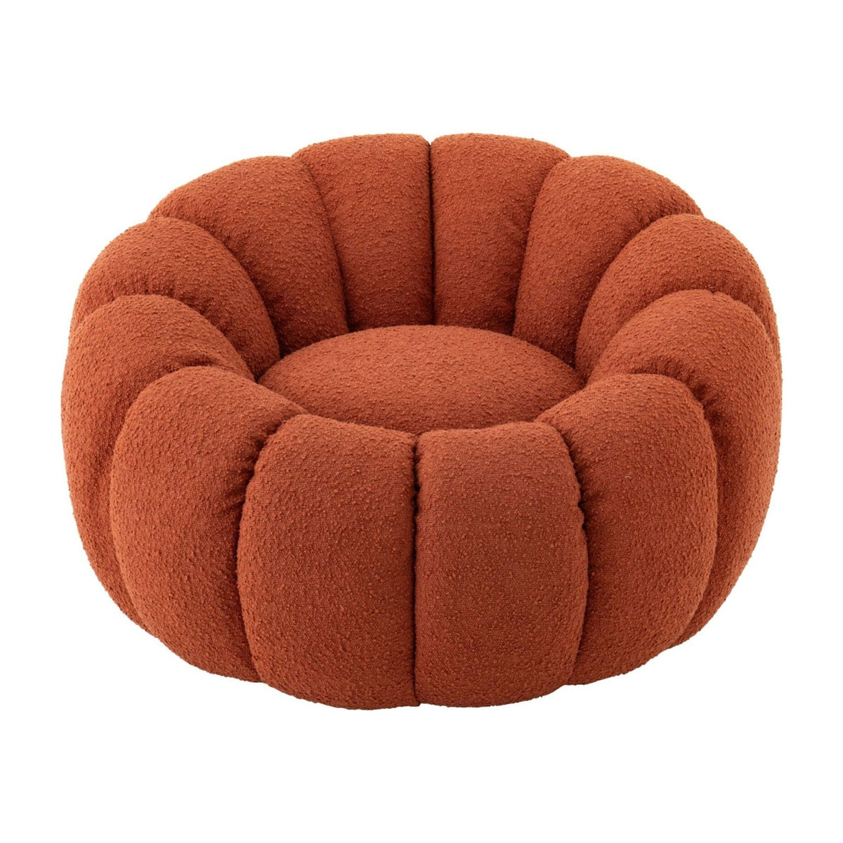 Sillón Flower Espuma Marrón Óxido J-Line