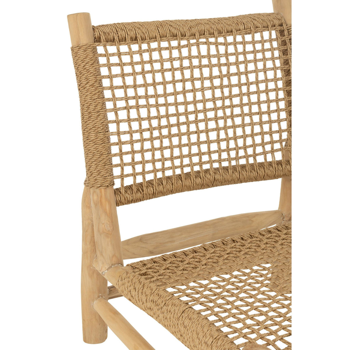 Sillón Vita Madera de teca/Plástico natural J-Line