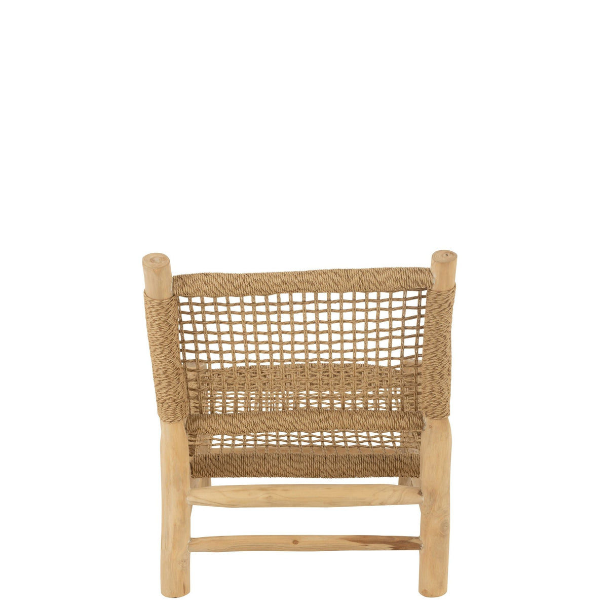 Sillón Vita Madera de teca/Plástico natural J-Line