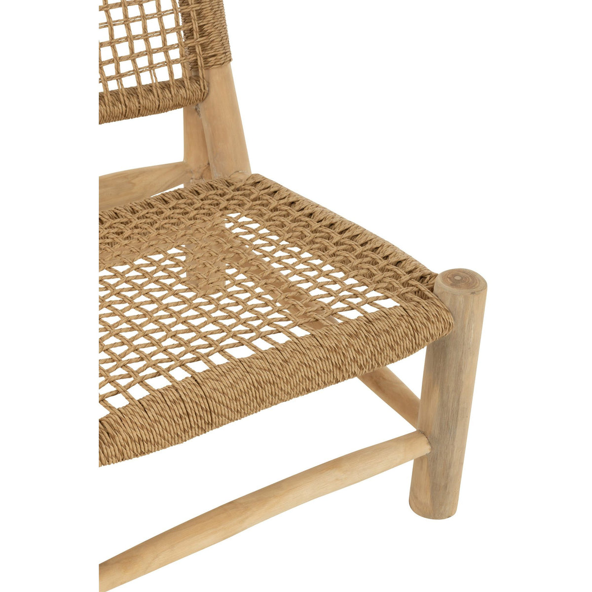 Sillón Vita Madera de teca/Plástico natural J-Line