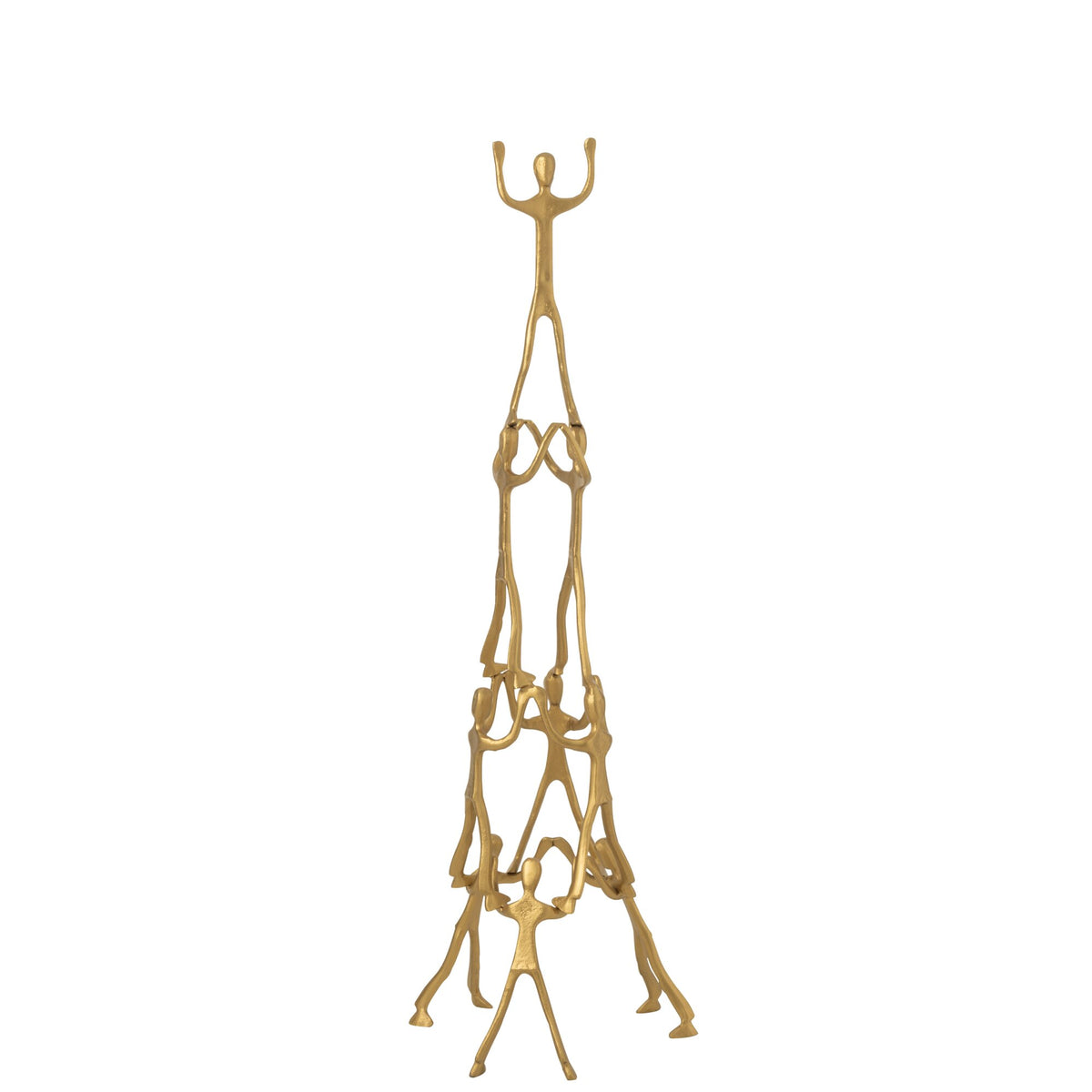 Figura Tower Aluminio Dorado H147cm J-Line