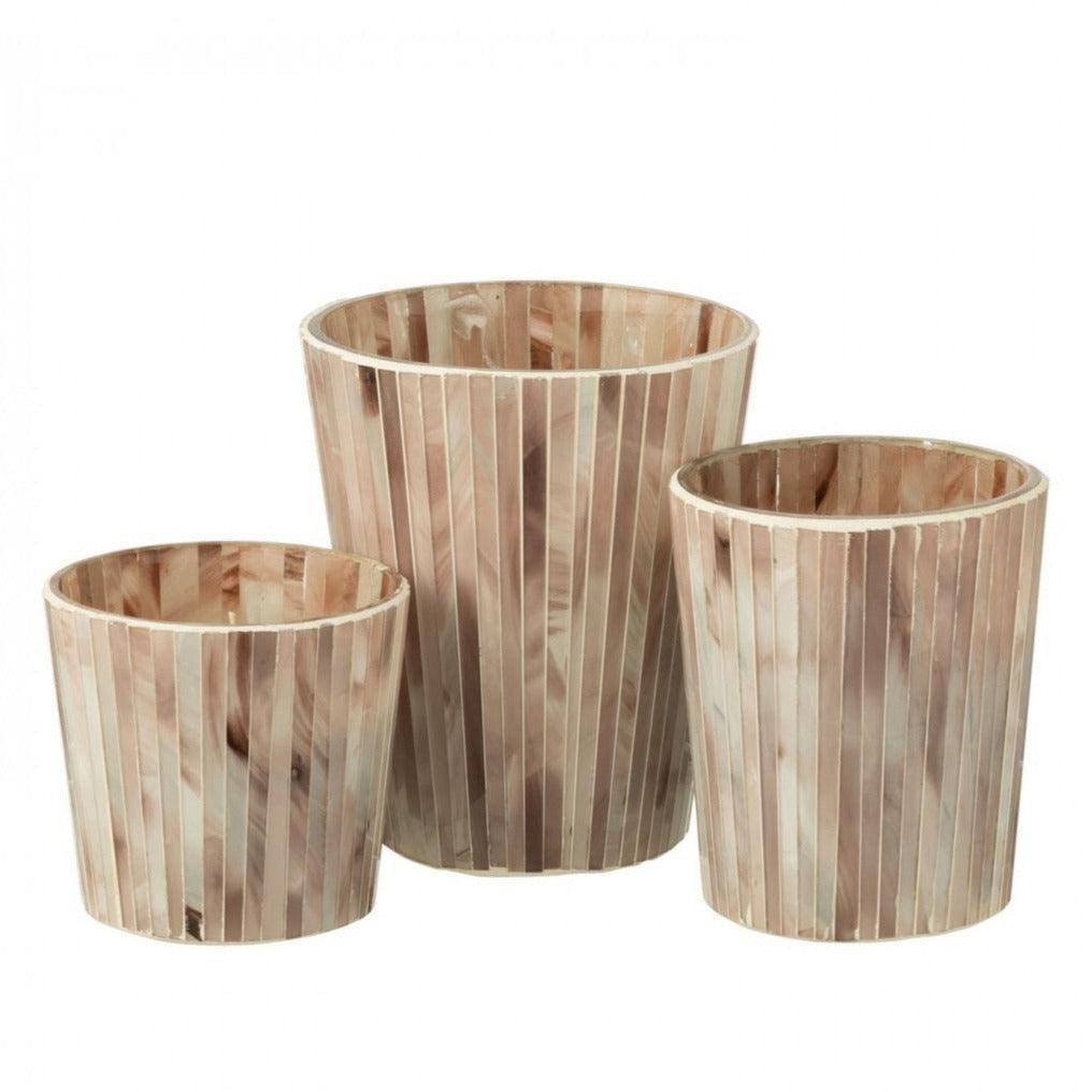 Geurkaars Noa Tender Rose Roze Large - 75u - Geurkaars - J-Line - livinglovely.nl