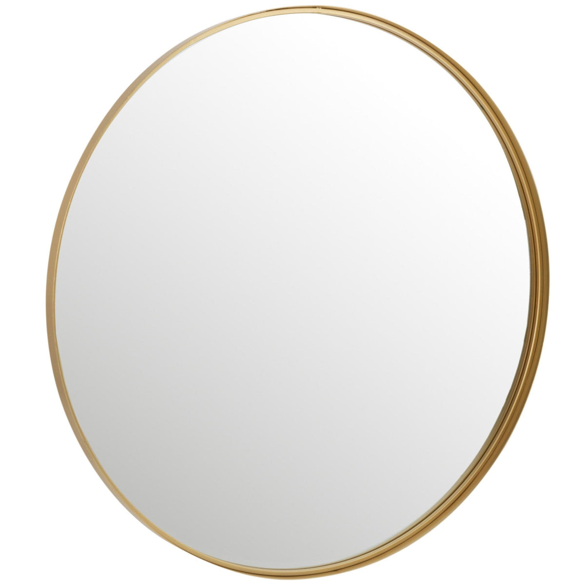 J-Line Spiegel Goud Large Ø110cm - Spiegel - J-Line - livinglovely.nl