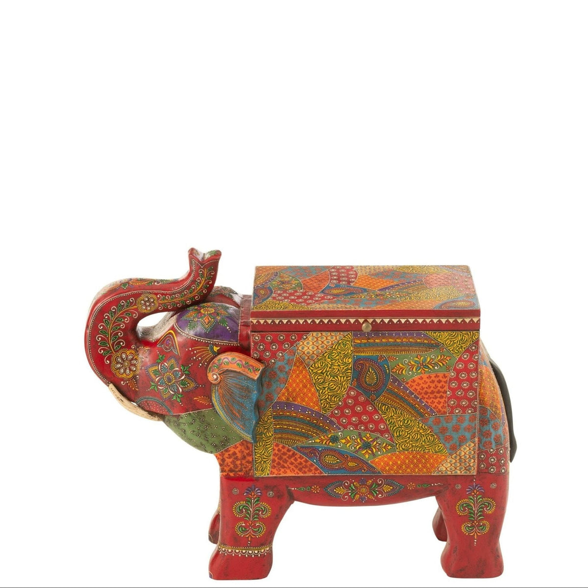 Baúl Elefante Delhi Madera de Mango Mix J-Line