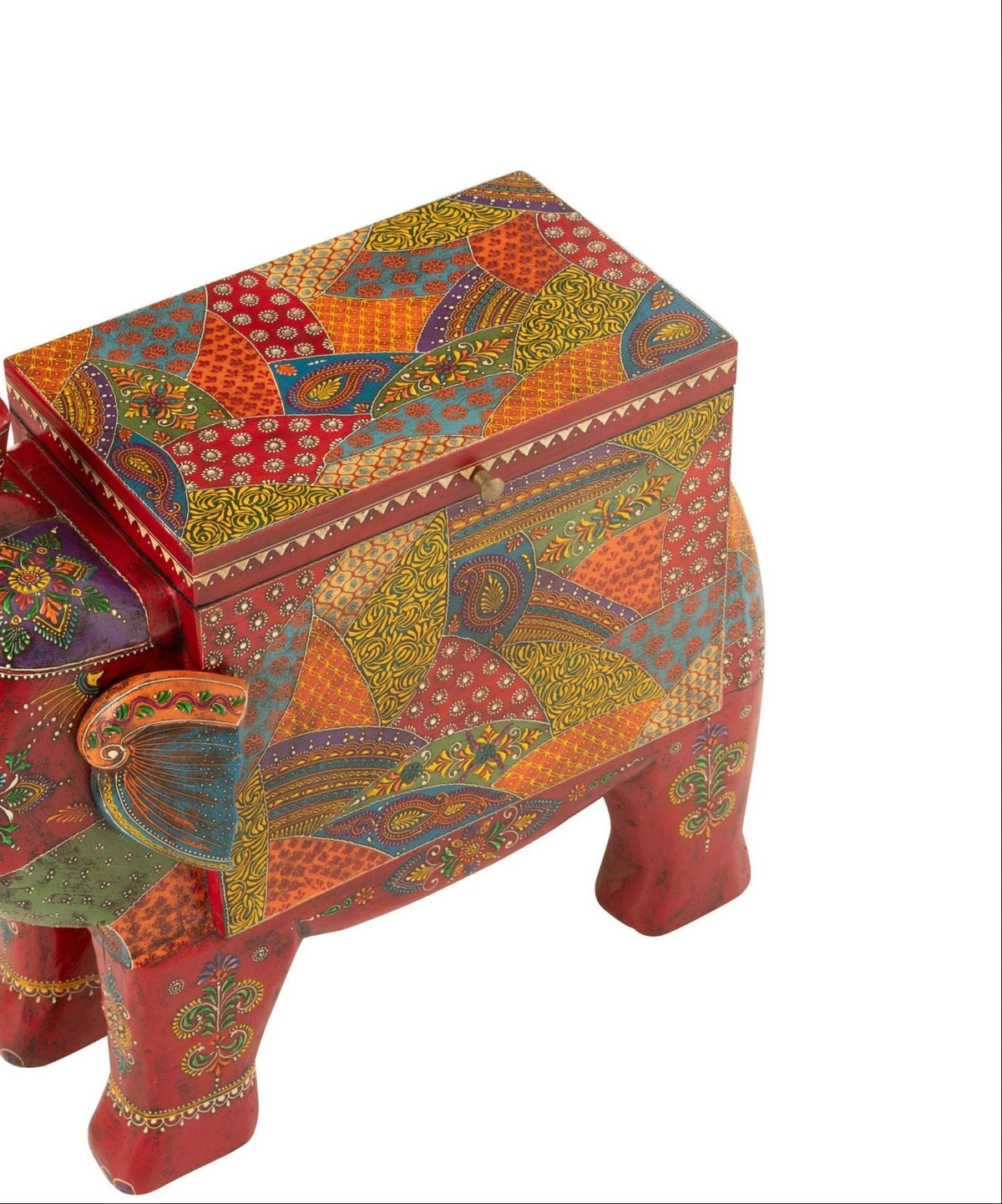 Baúl Elefante Delhi Madera de Mango Mix J-Line