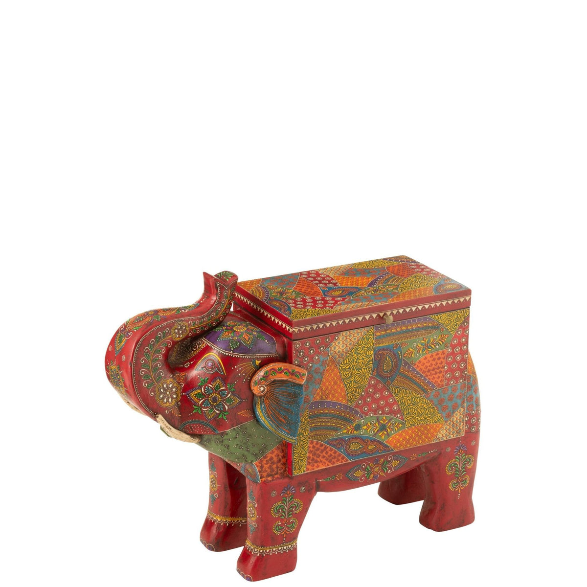 Baúl Elefante Delhi Madera de Mango Mix J-Line