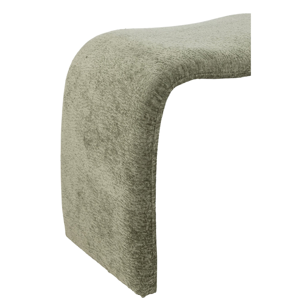 Taburete N Shape Textil Verde Menta J-Line