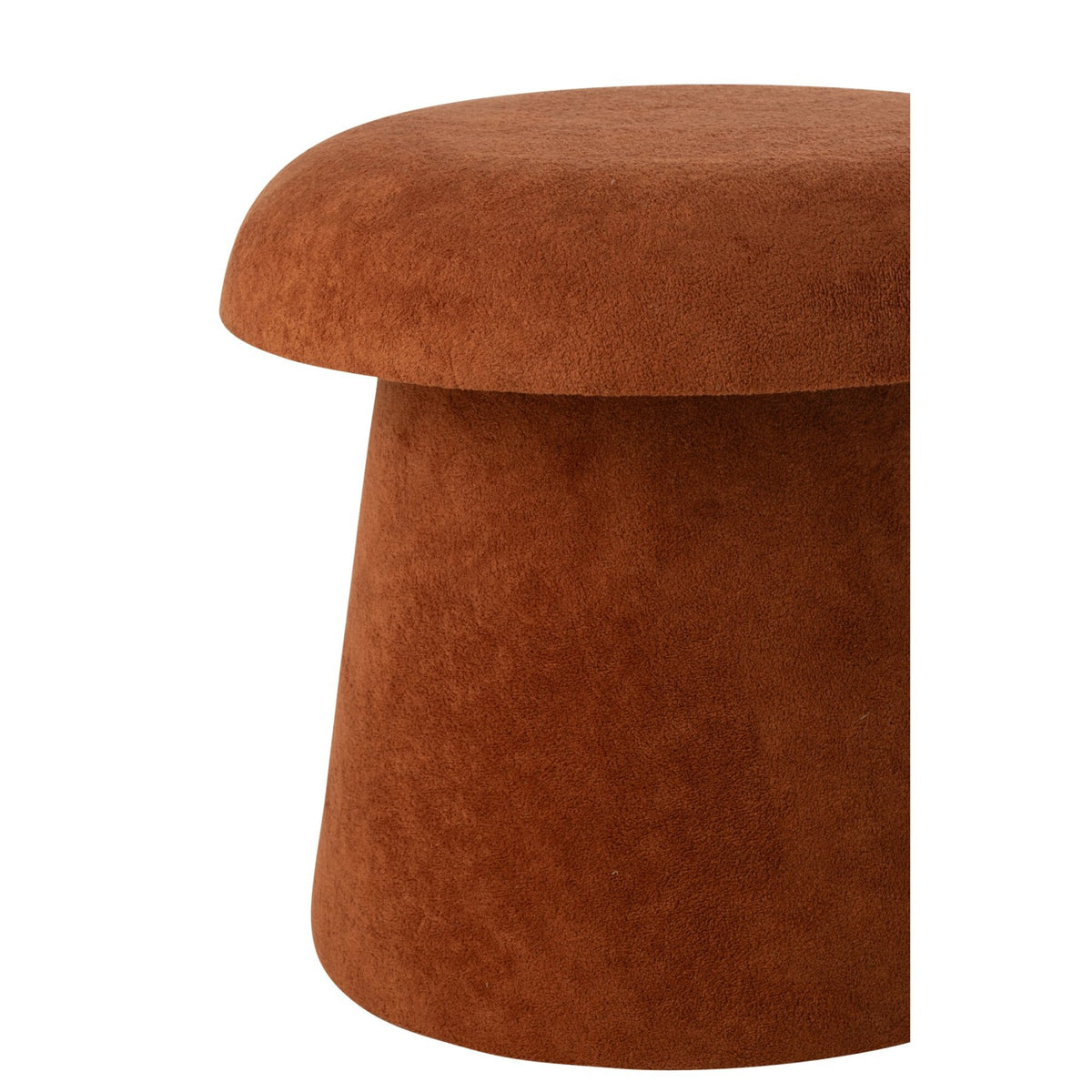 Taburete seta MDF terracota pequeño J-Line