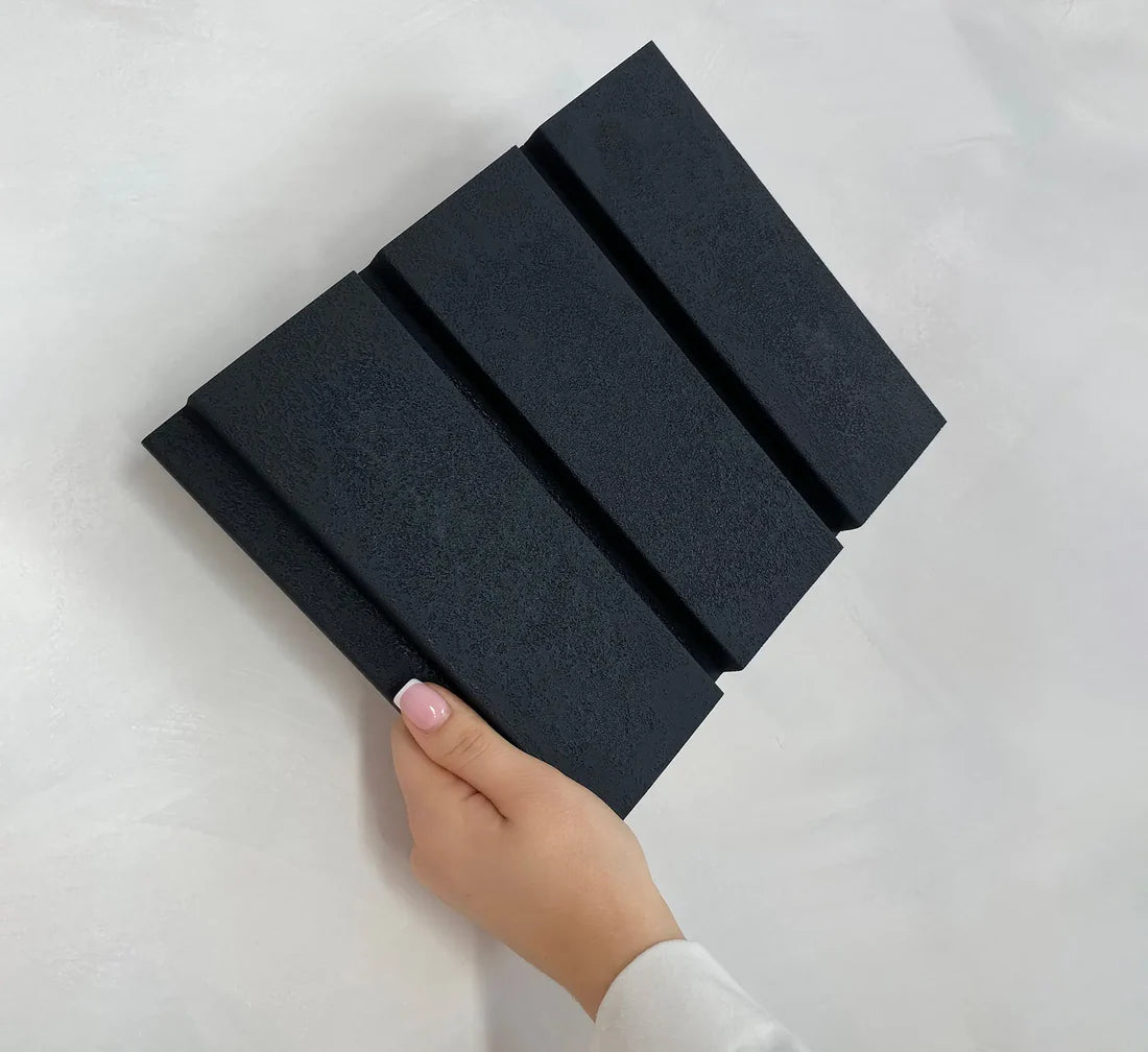 Lamelio Wandpaneel - Roca Onyx Black - Lamelio - Lamelio - livinglovely.nl