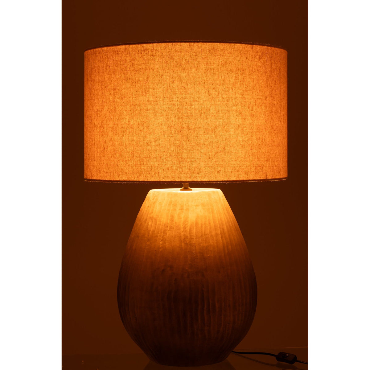 Lamp Nebu Rond Keramiek Goud Large J-Line