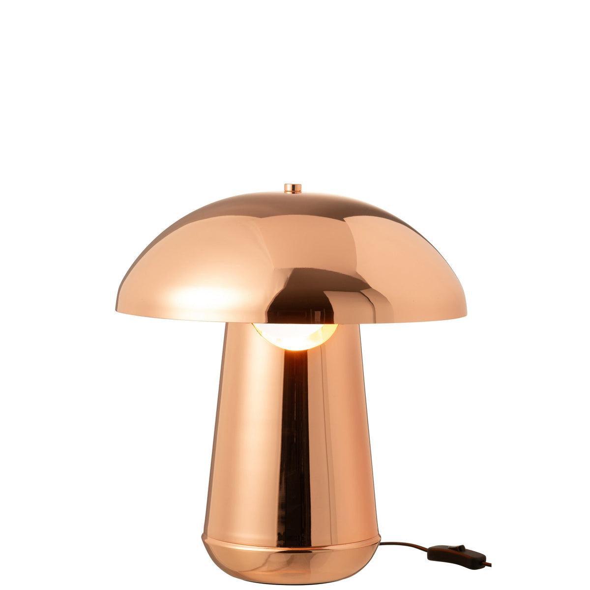 Lámpara seta metal cobre J-Line