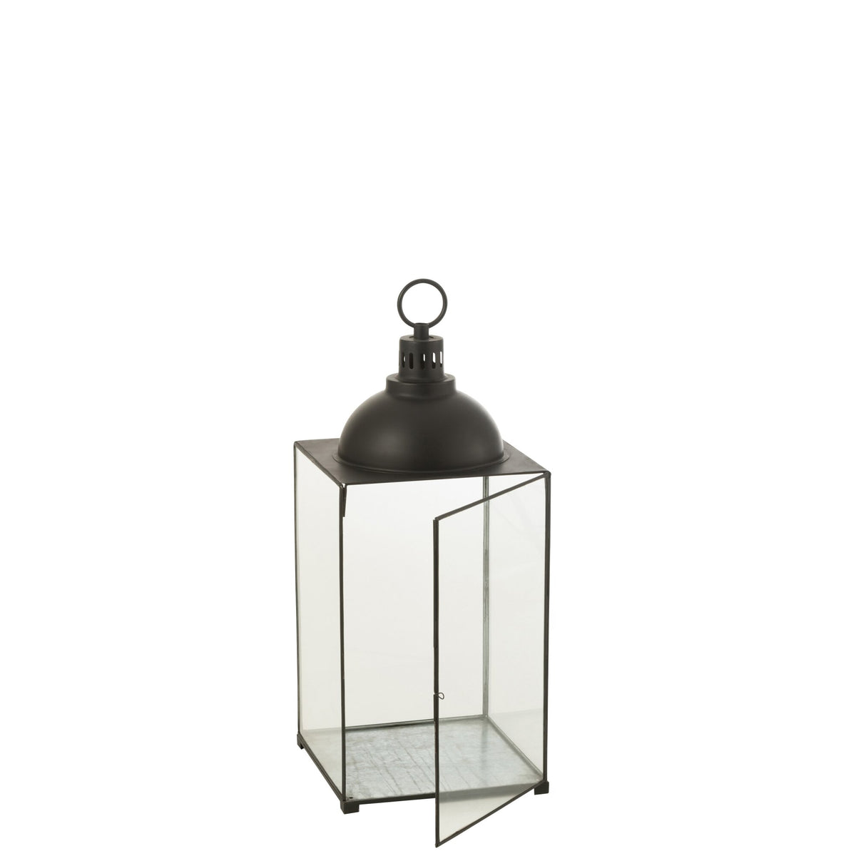 Lámpara Hagrid Vidrio/Hierro Negro L36cm x An36cm x Al85cm J-Line