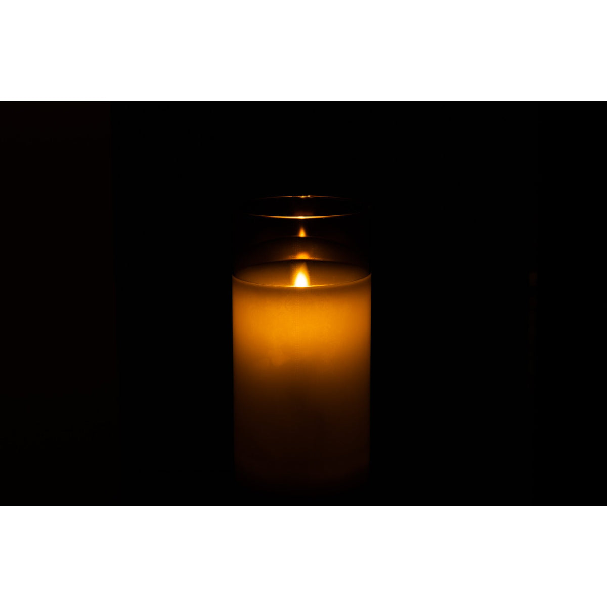 Lámpara LED Vidrio Brillante Gris Mediana