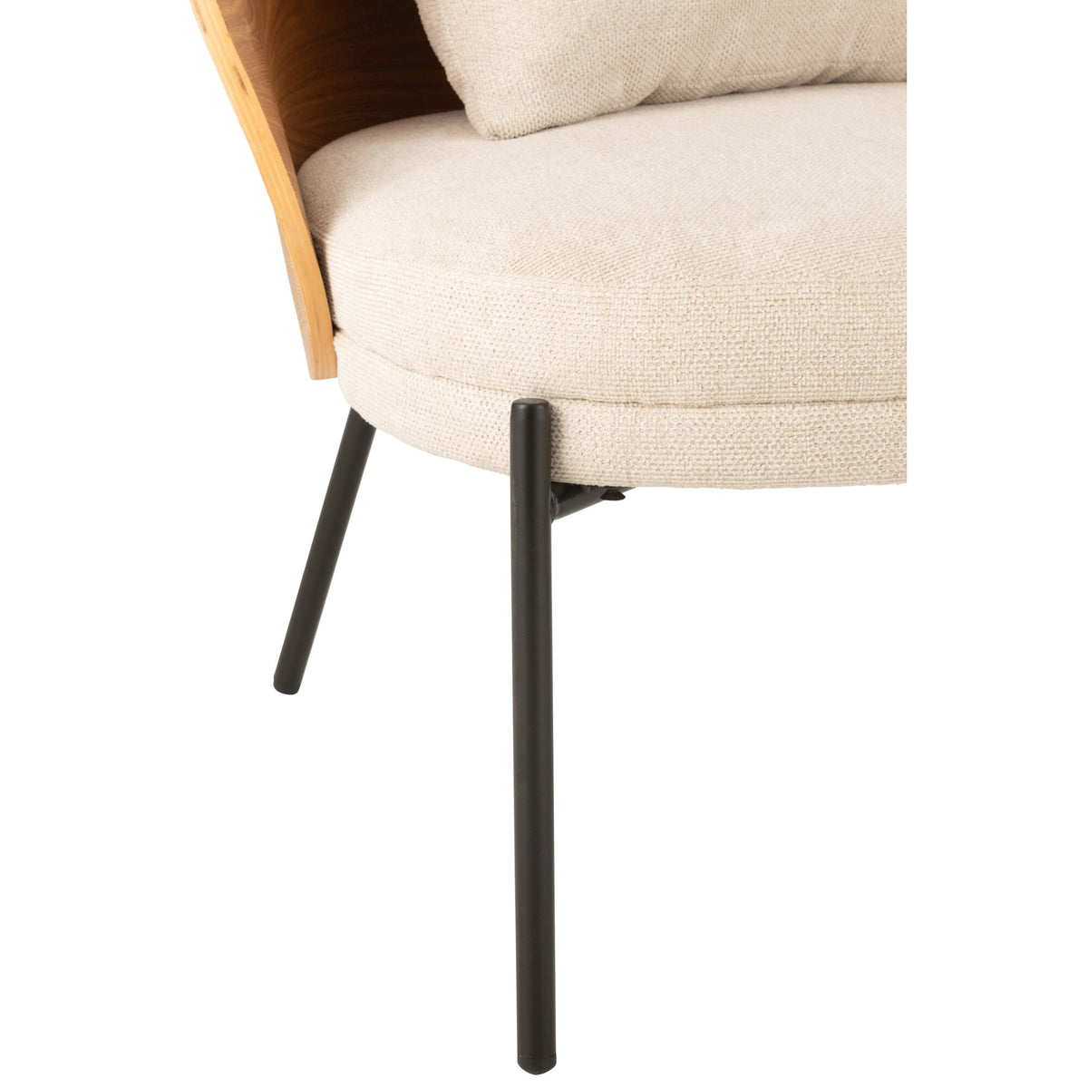 Sillón Lone Multiplex/Metal Natural/Beige J-Line