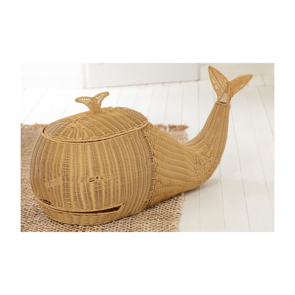 Cesta Ballena Plástico Natural J-Line