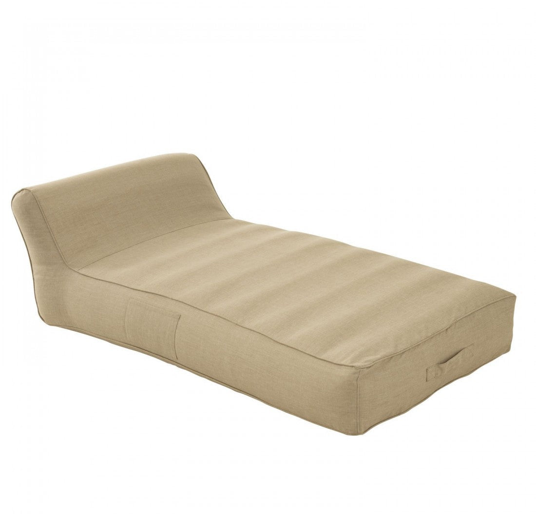 Colchoneta Helene de polipropileno beige J-Line