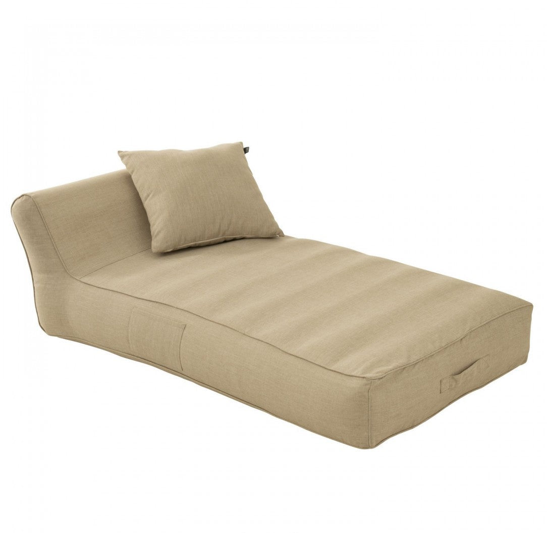 Colchoneta Helene de polipropileno beige J-Line