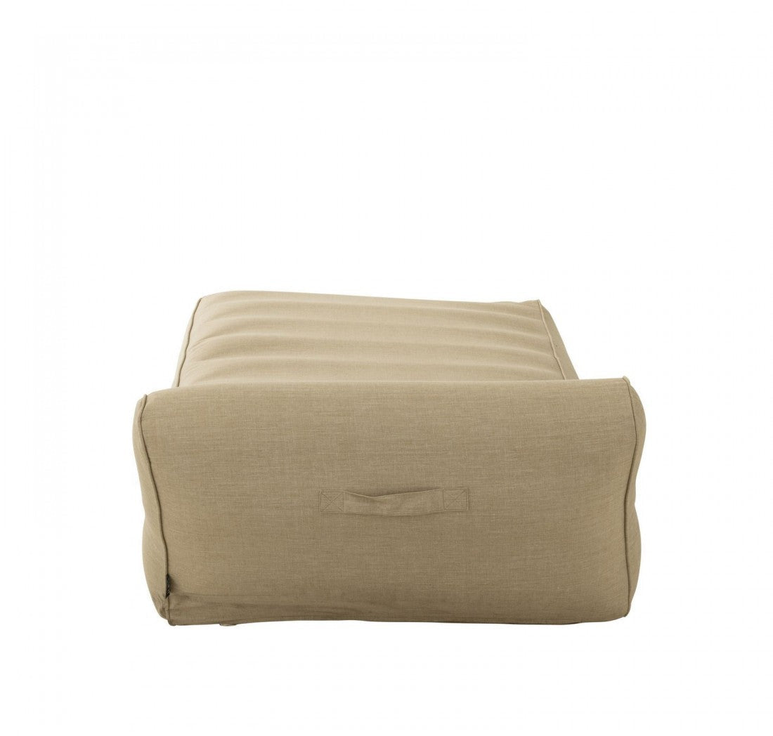 Colchoneta Helene de polipropileno beige J-Line