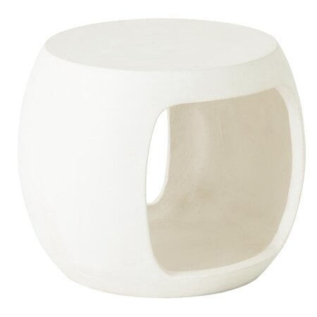 Must Living Camber Salontafel cement wit 50x45x40cm - Salontafel - MUST Living - livinglovely.nl