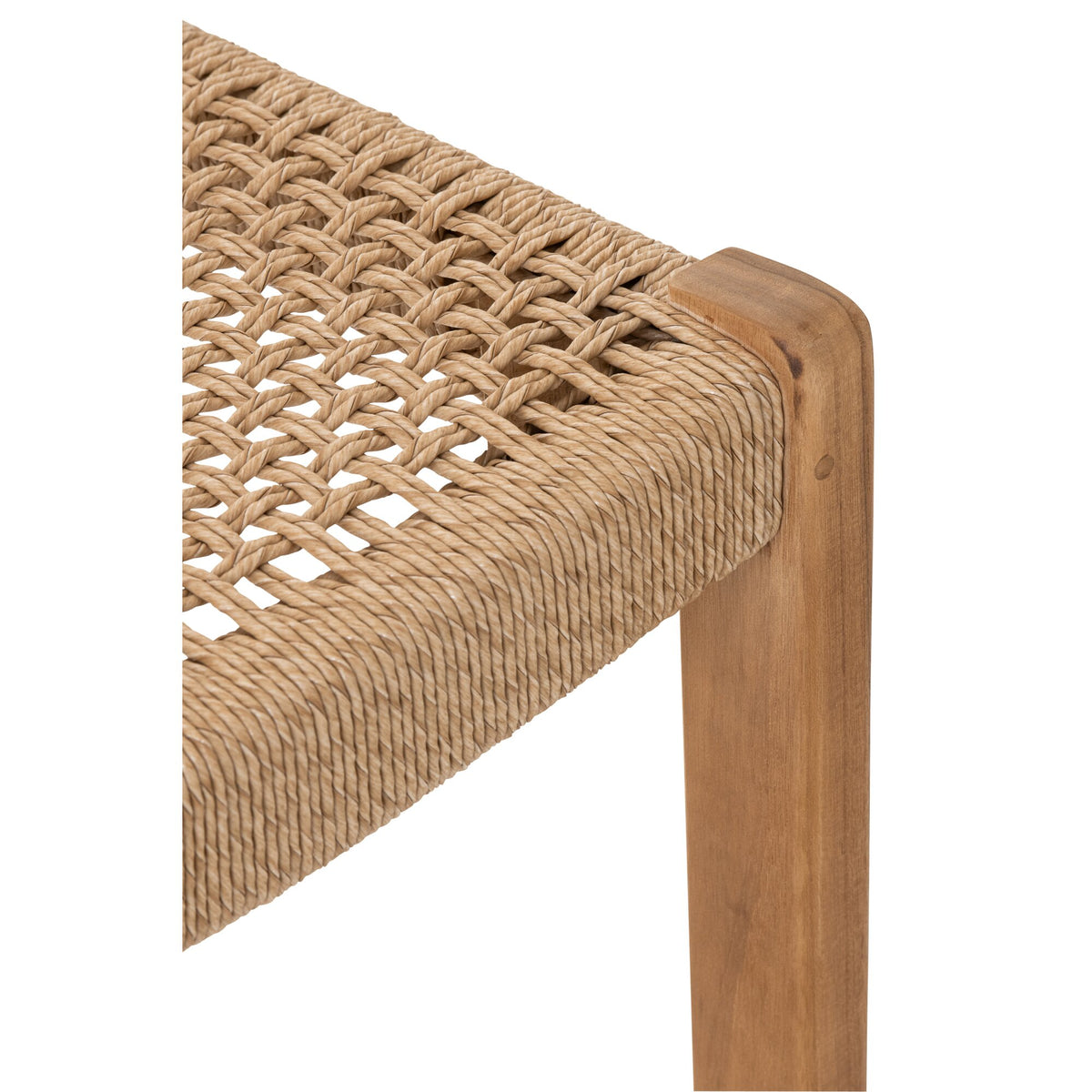 Taburete de bar de exterior Taghazout Madera de teca Natural J-Line