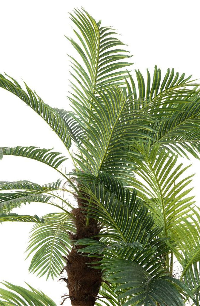 Palmera artificial de 3 partes Real Touch en maceta, verde, H 300 cm, J-Line