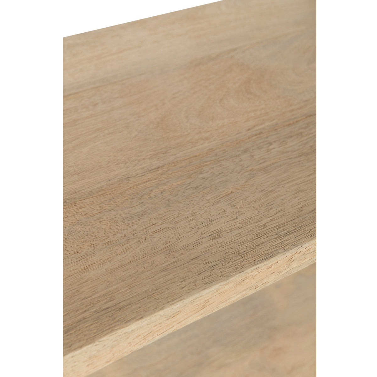 Estantería Eli 5 Estantes Madera de Mango/Hierro Natural/Gris J-Line