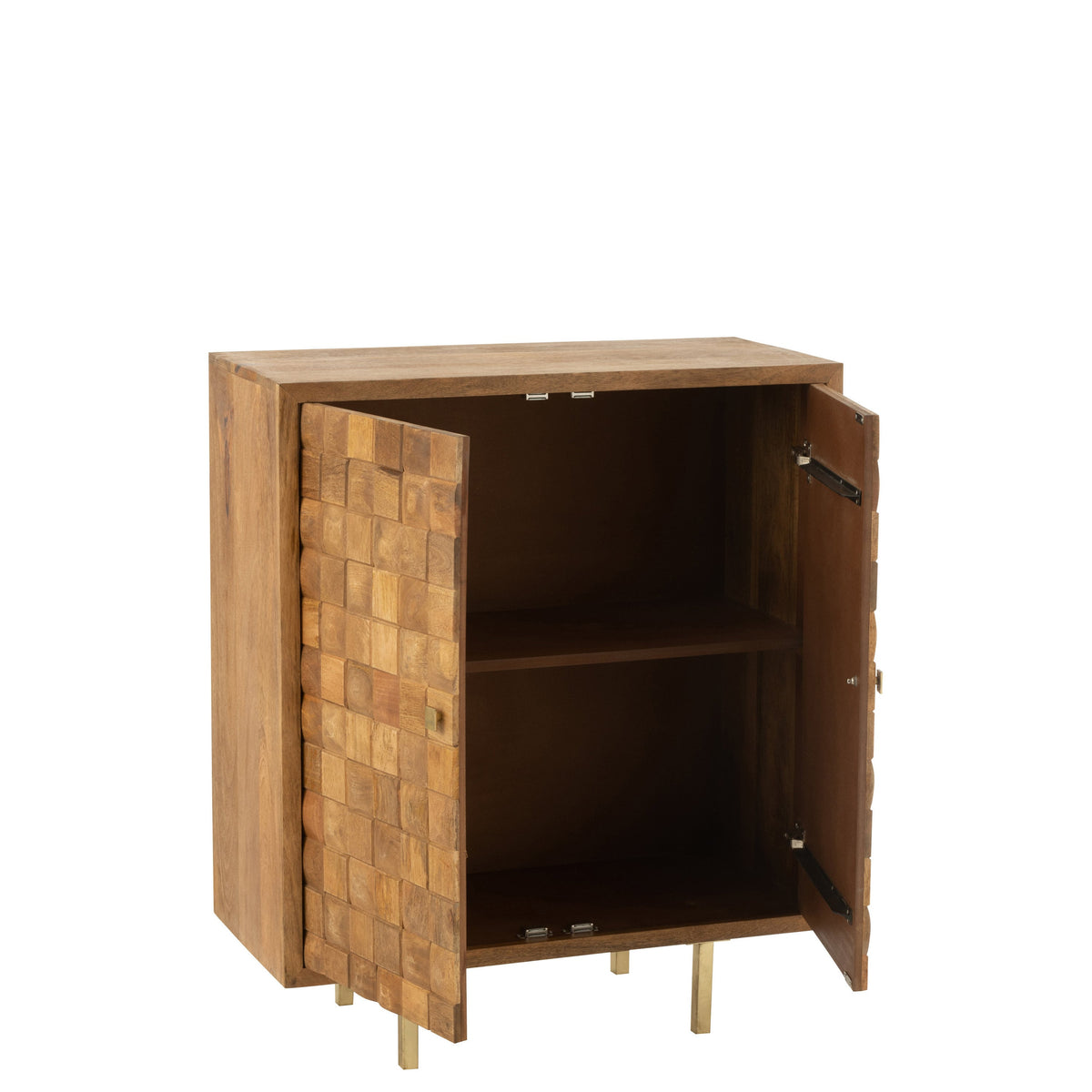 Armario Nino Metal/Madera de mango Natural/Dorado J-Line