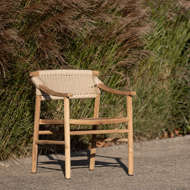 MUST Living Silla de comedor de exterior Kenzo