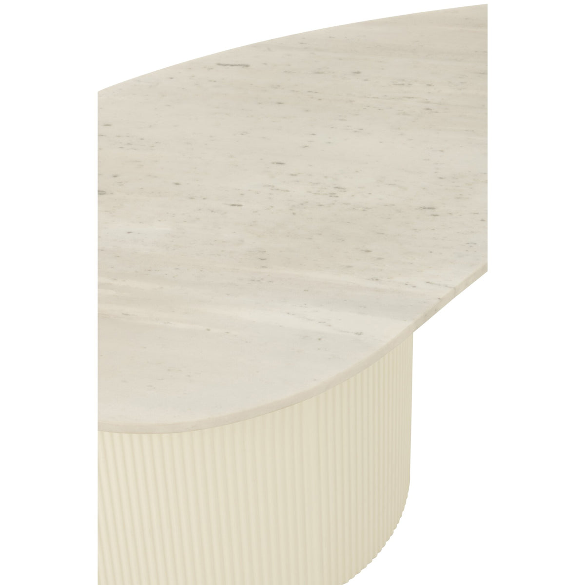 Mesa de centro de mármol blanco J-Line