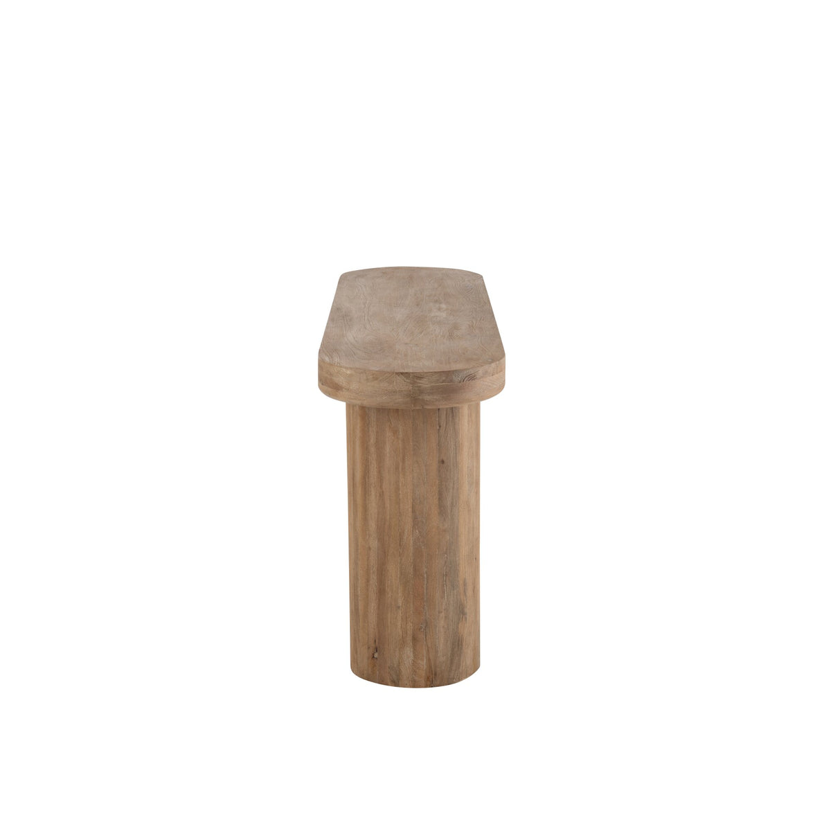 Mesa auxiliar de madera de mango natural J-Line