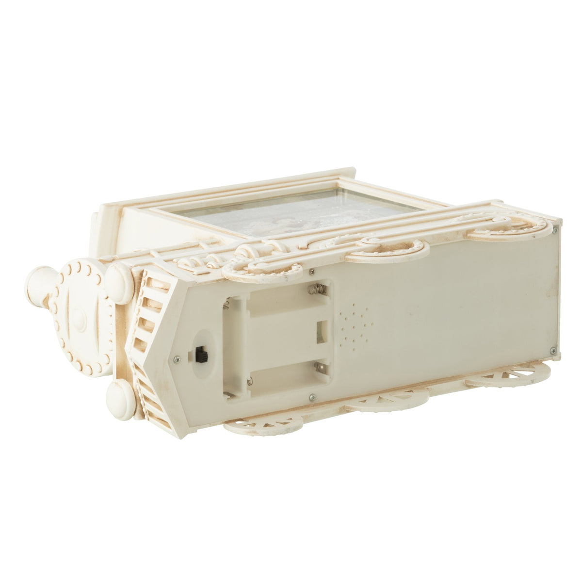 Bola de nieve Locomotora Plástico Blanco H26cm J-Line
