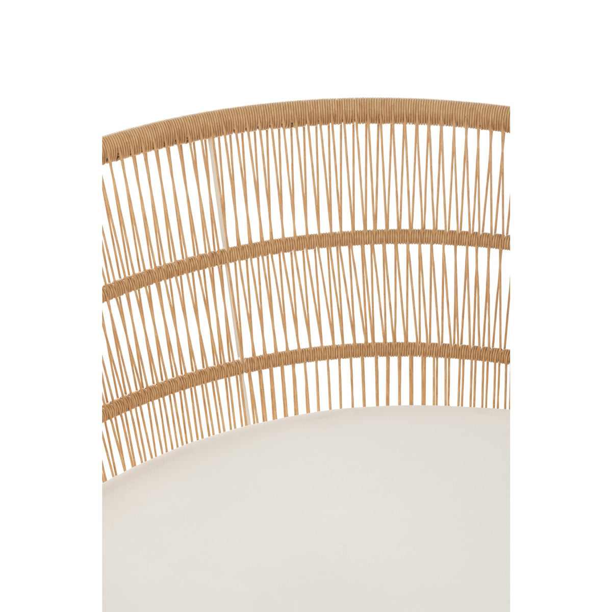 Silla Joa Metal/Ratán Blanco J-Line