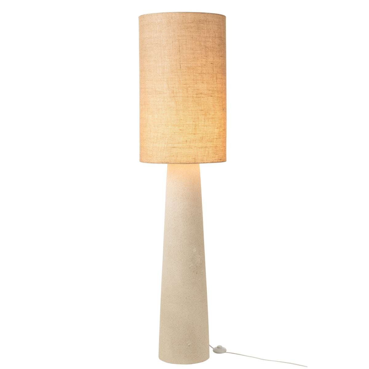 Lámpara de pie Ava Fibra de vidrio/Yute Natural Grande H168,5cm J-Line