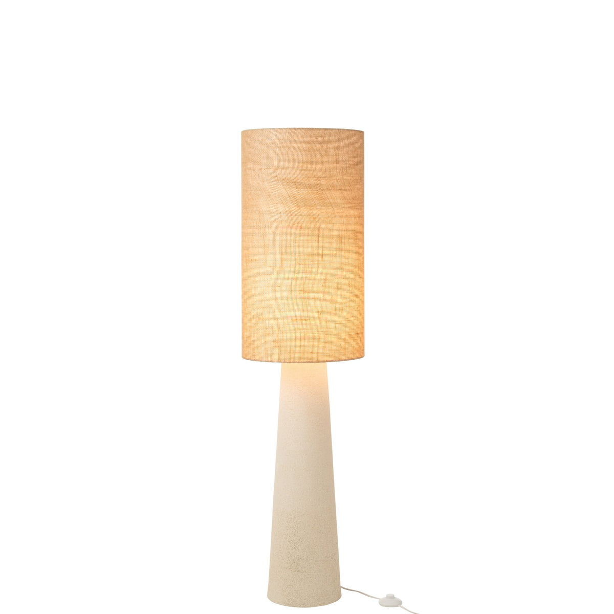 Lámpara de pie Ava Fibra de vidrio/Yute Natural Pequeña H140cm J-Line