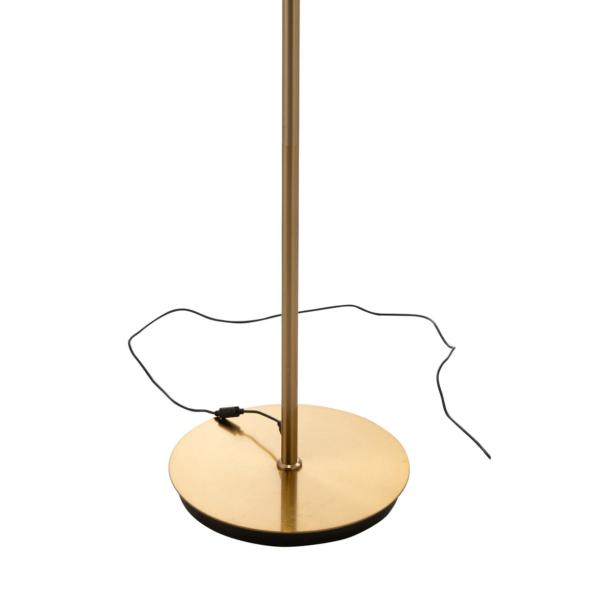 Lámpara de pie LED cristal marrón H 168 cm J-Line