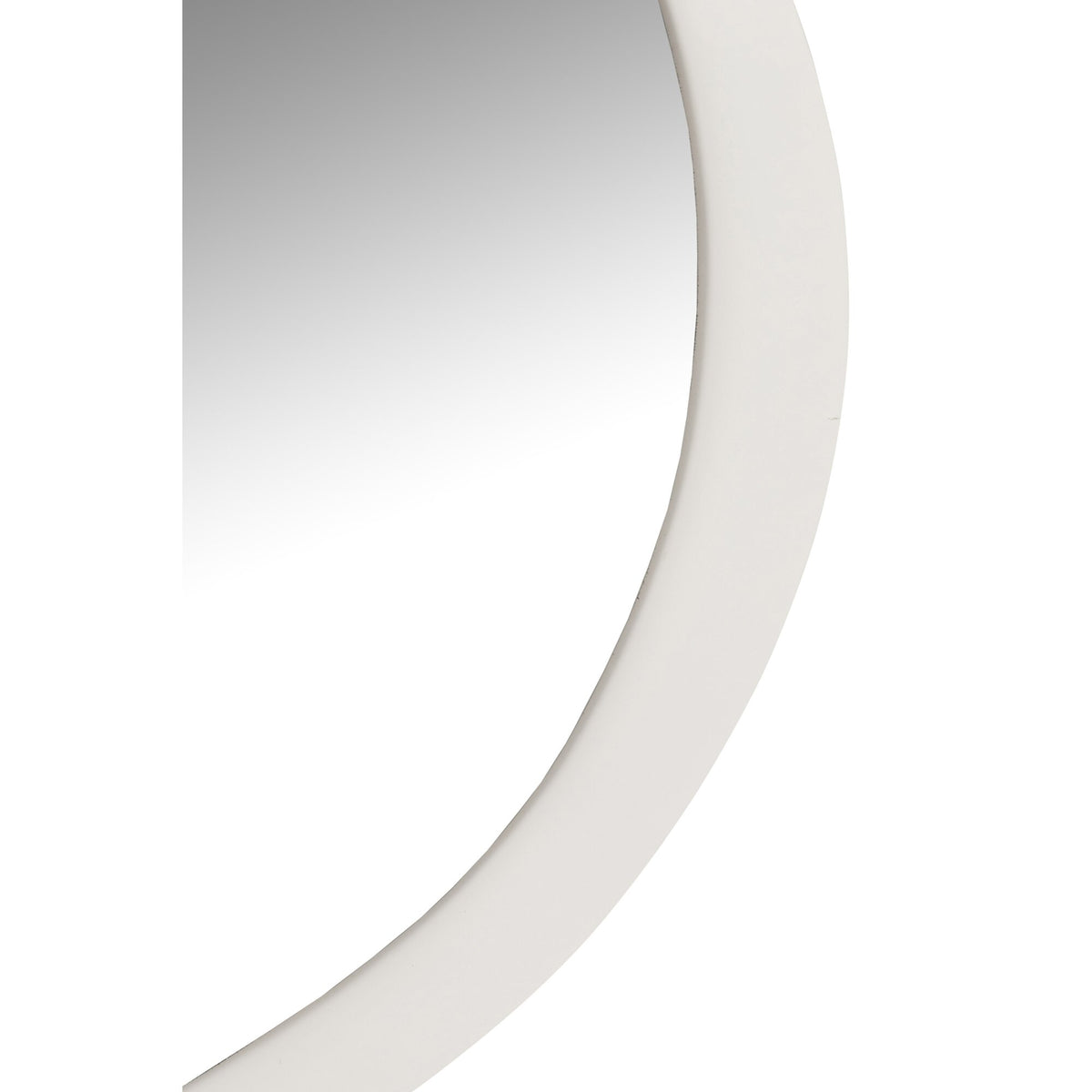 Espejo de pared Metal/Vidrio Blanco Grande