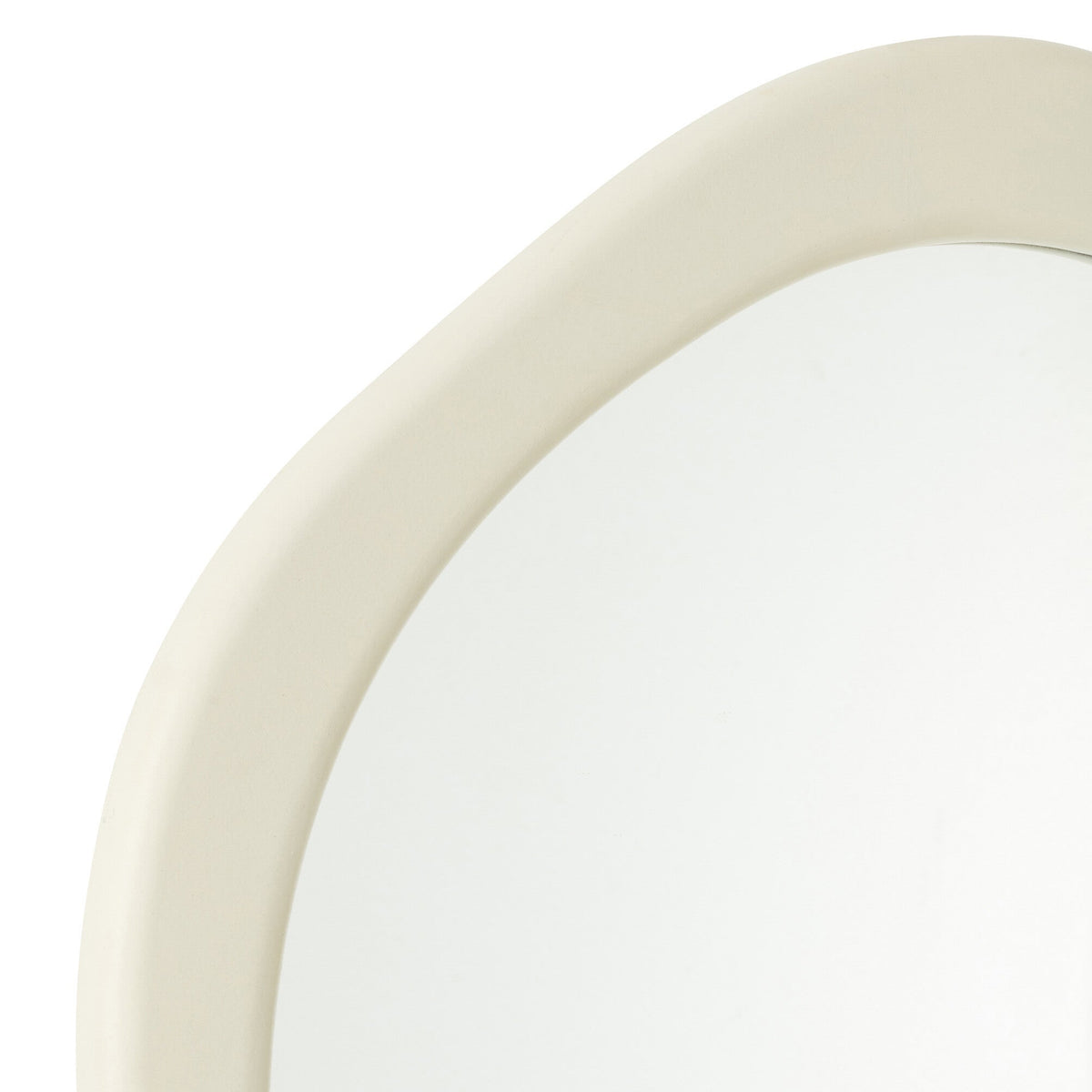 Wandspiegel Moderna Mdf/Spiegel Wit Large L120cmxB68cmxH3cm - Spiegel - J-Line - livinglovely.nl