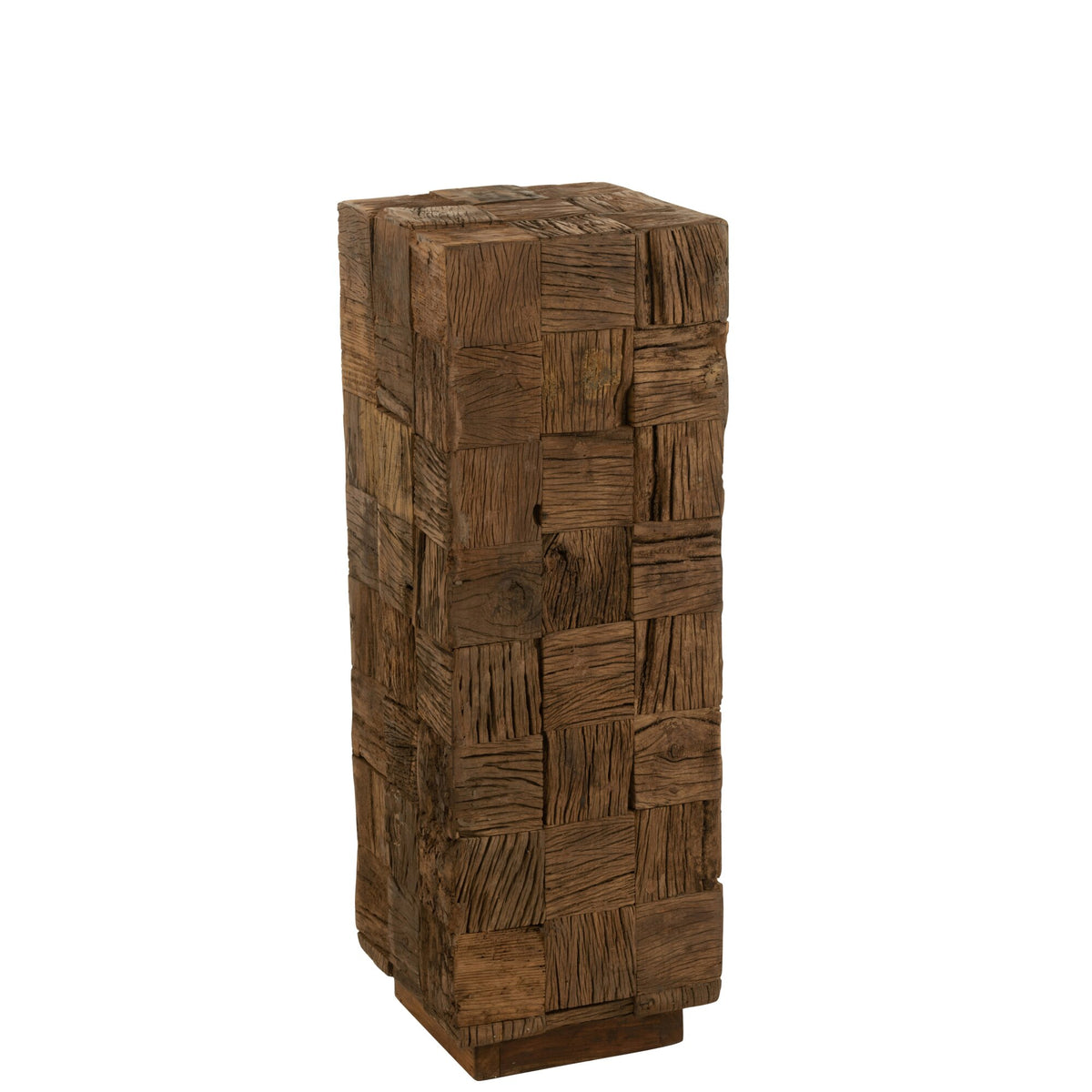 Columna de Madera Reciclada Natural Mediana J-Line