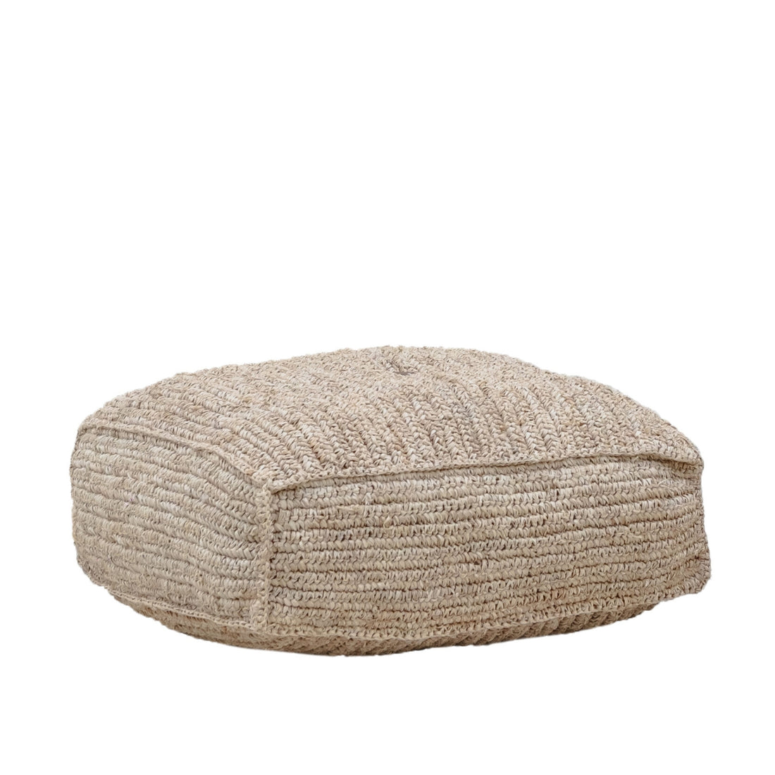 Puf de exterior Hampton de cuerda de sisal Todo Bien