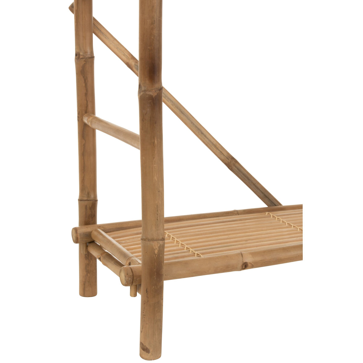 Estantería de bambú natural de 5 baldas