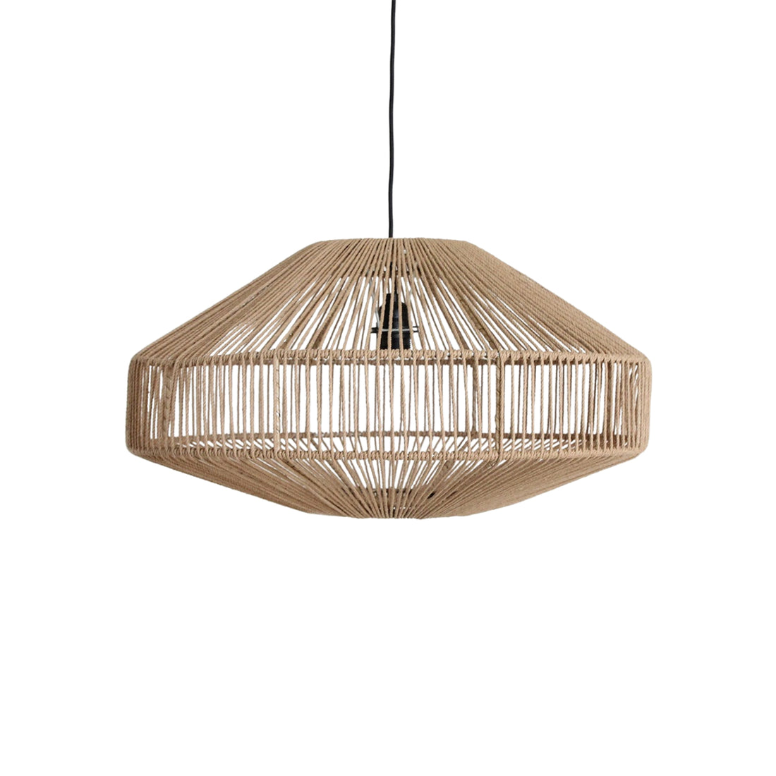 Lámpara colgante Linea Hanglamp Gem Natural Ø60x33cm Raw Materials