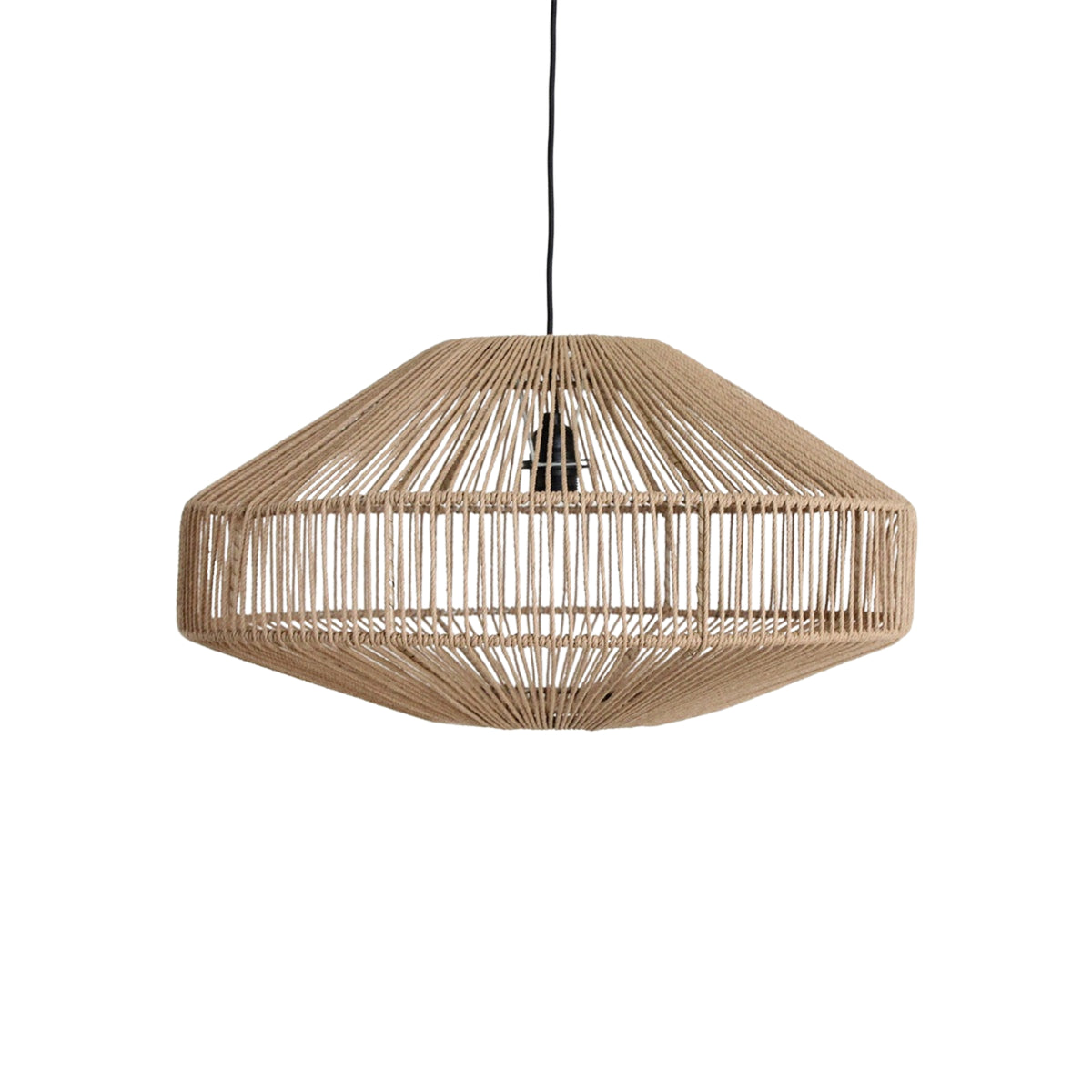 Lámpara colgante Linea Hanglamp Gem Natural Ø60x33cm Raw Materials