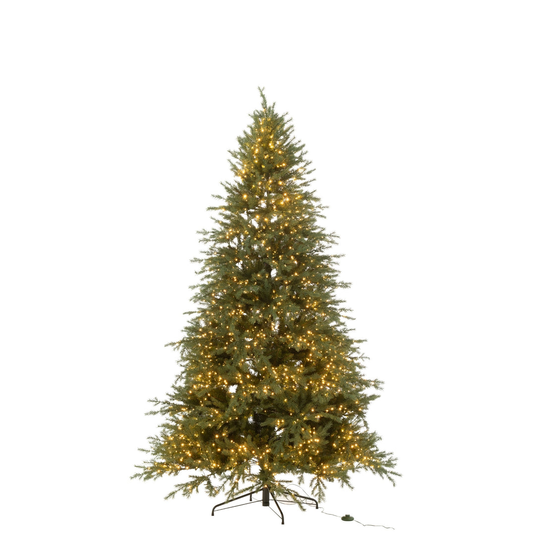 Árbol de Navidad 3000 LED Artificial Verde Oscuro Grande H225cm J-Line