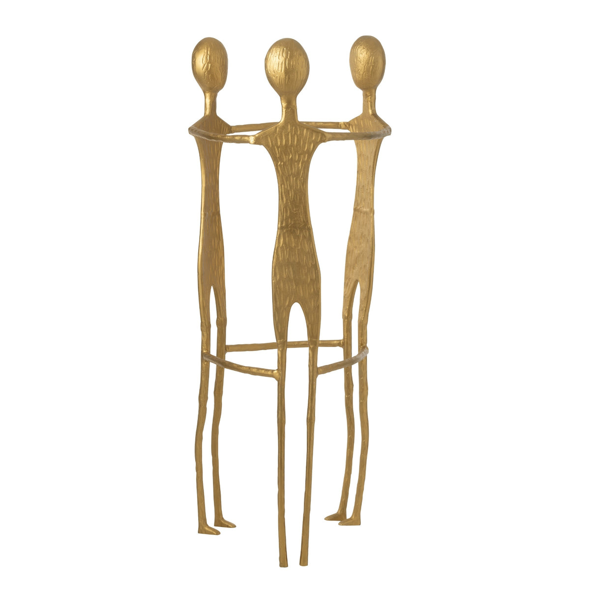 Figura 3 Hombre Acero Inoxidable Dorado H150cm J-Line
