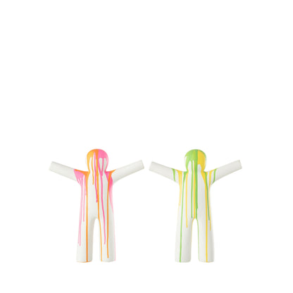 P’tit Maurice Figura pintada Multicolor Pequeño Set J-Line de 2