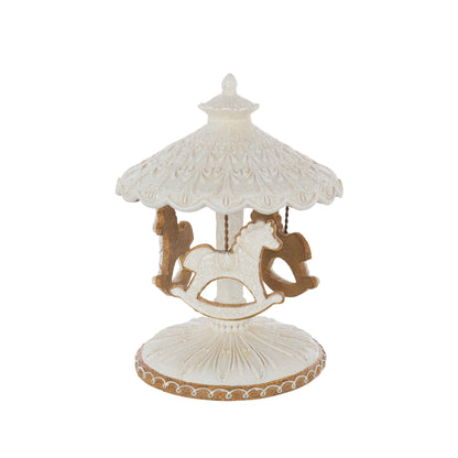 Molino giratorio de pan de jengibre Cal Beige/Blanco J-Line