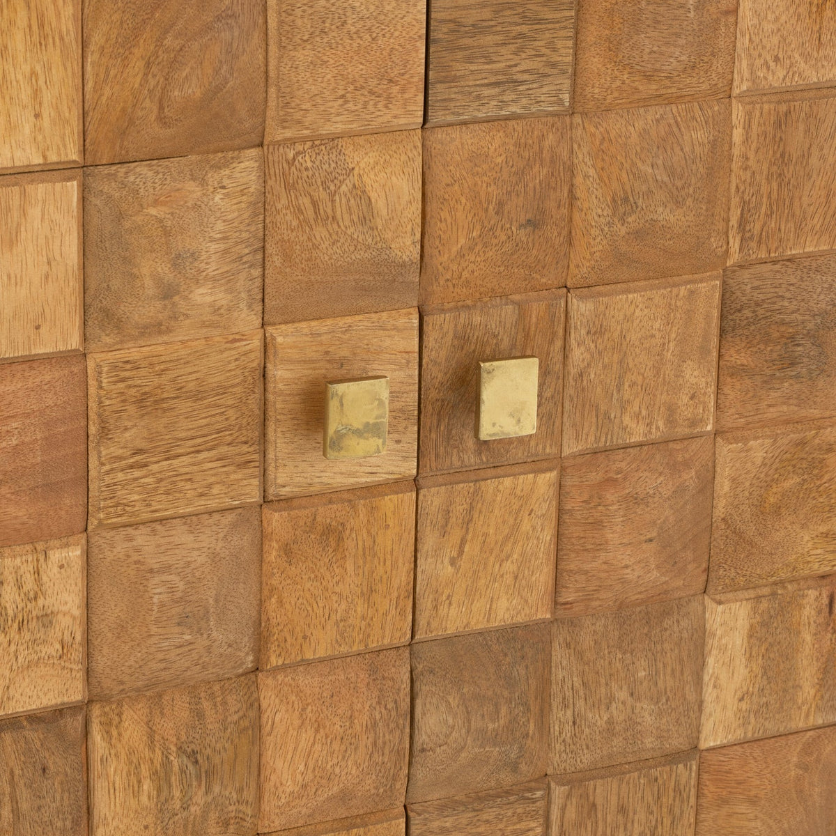 Armario Nino Metal/Madera de mango Natural/Dorado J-Line