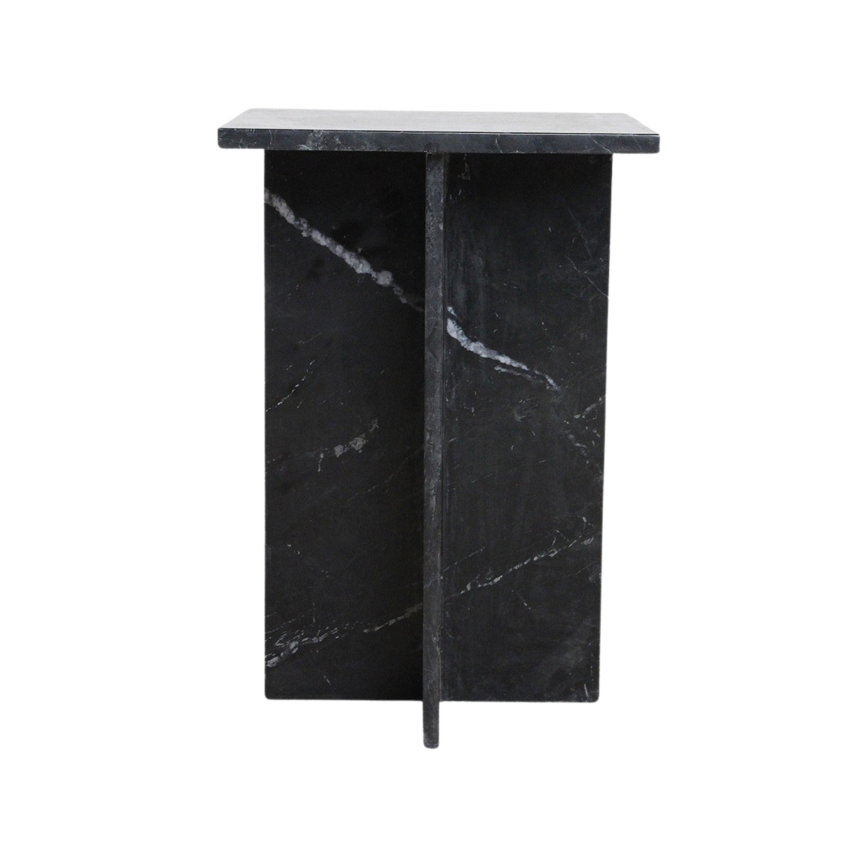 Mesa auxiliar Shanghai Mármol Negro Raw Materials