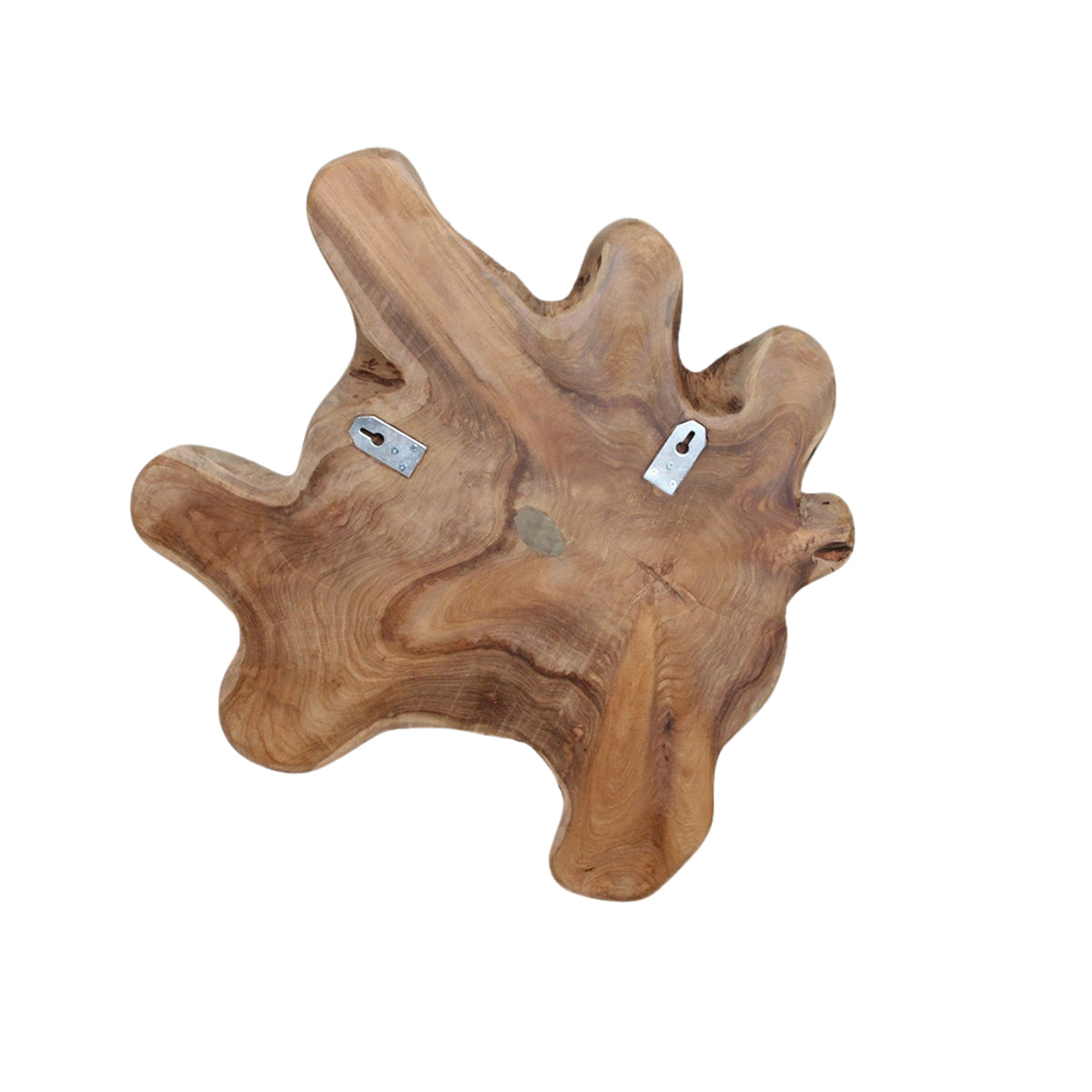 Decoración de pared de madera de teca Peony Large Materias primas