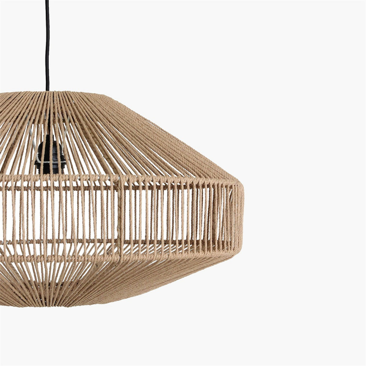 Lámpara colgante Linea Hanglamp Gem Natural Ø60x33cm Raw Materials